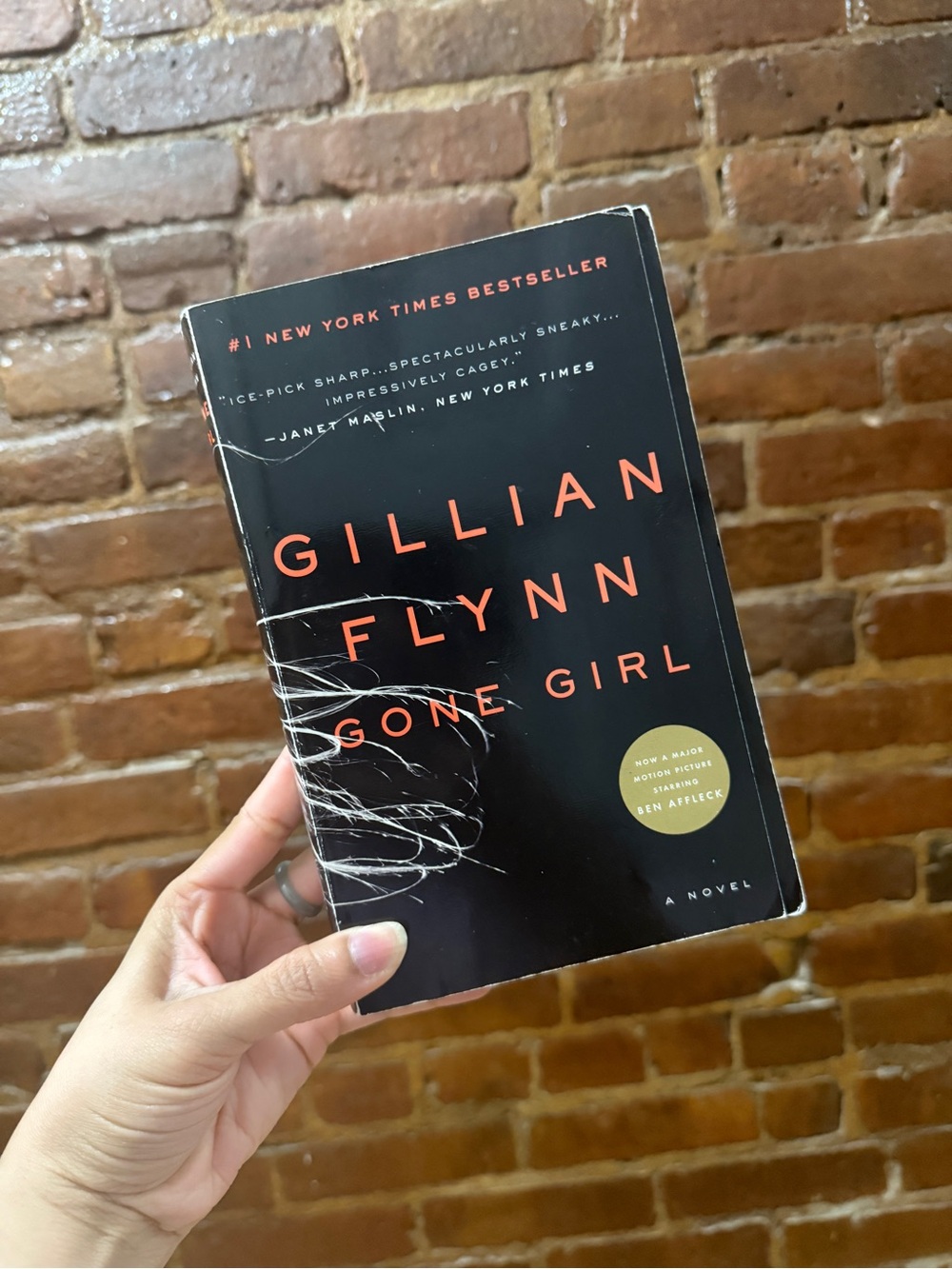 "Gone Girl" by Gillian Flynn Paperback Book
